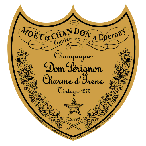 Dom Perignon label