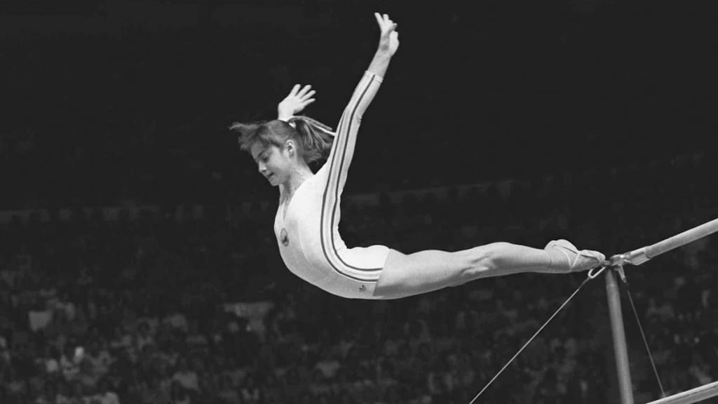 nadia comaneci atleta bambina